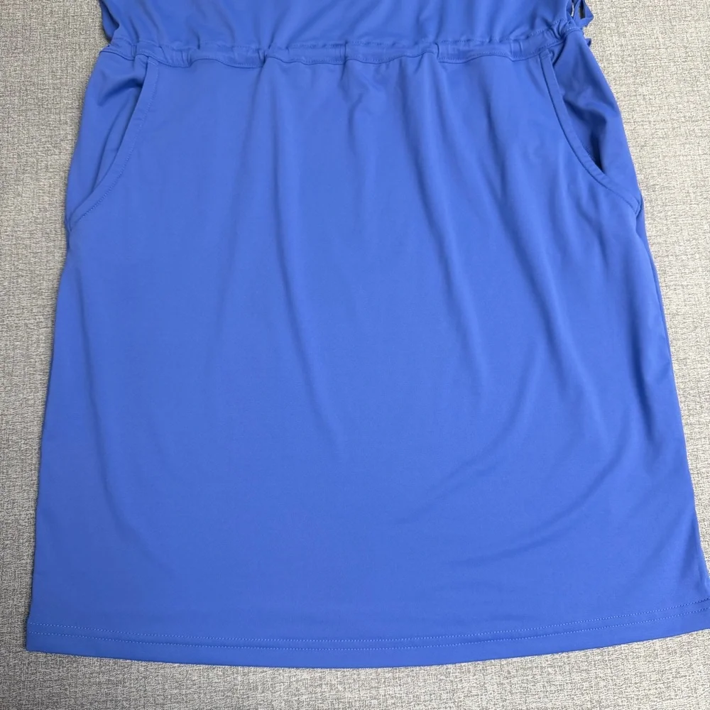 COLUMBIA Cold Bay II Dress in Blue Drawcord Omni Wick UPF 30 Protection - Picture 2 of 9